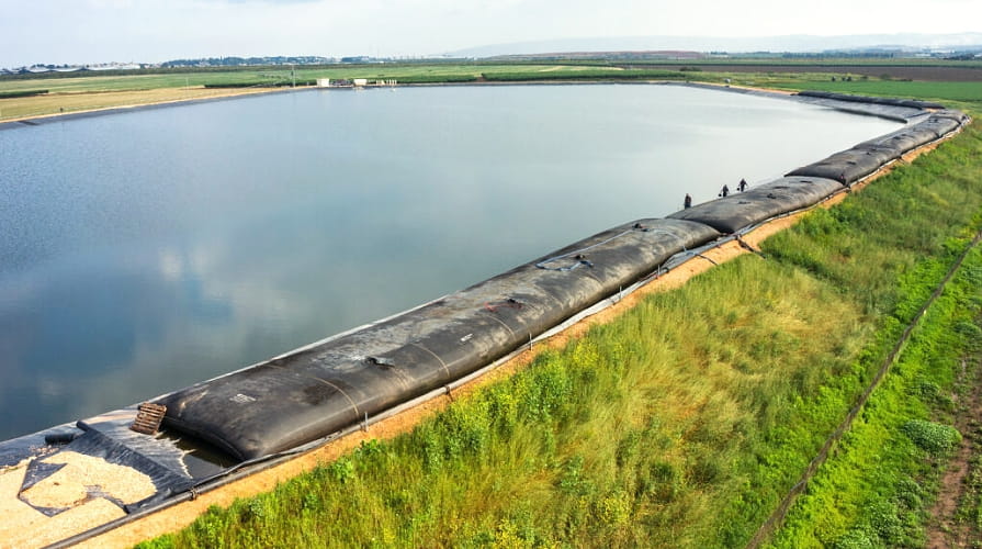 Geotextília alkalmazása geotube technológiához